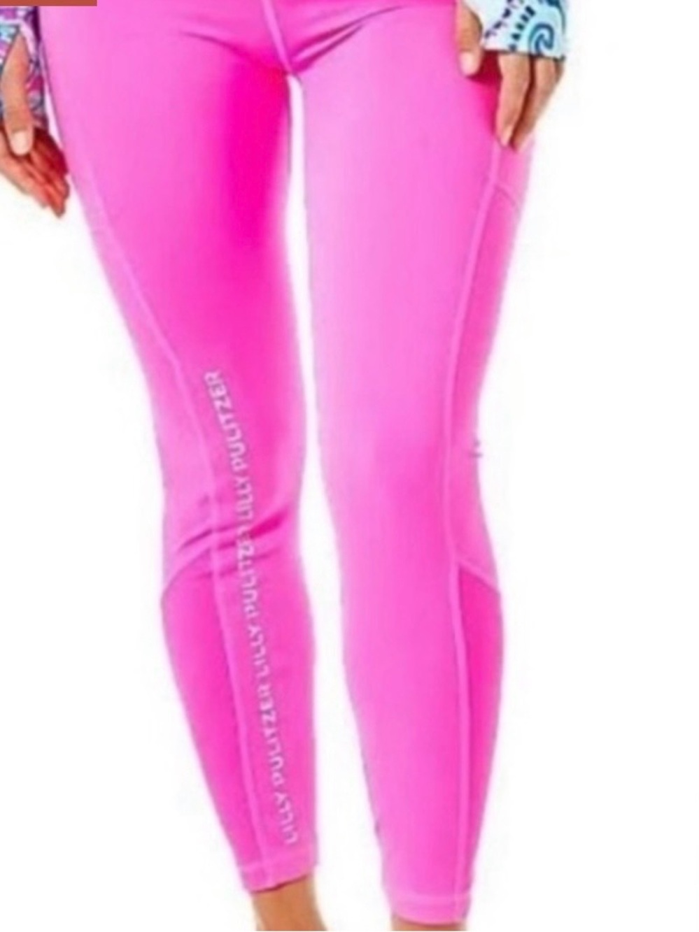 Lilly Pulitzer Luxletic High Rise Weekender Leggings Hot Pink L